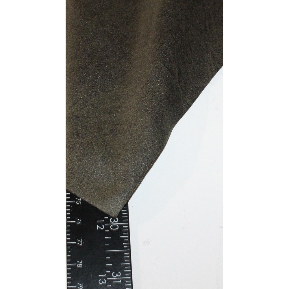 Bagatelle Faux Suede Open Front Cardigan Olive Green Draped Jacket XL - Picture 6 of 6